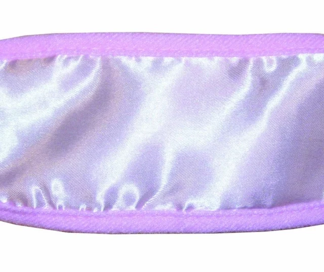 Opaska na oczy jasnoróżowa - S&M Satin Blindfold Light Pink