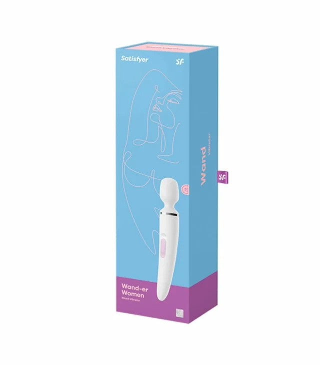 Masażer - Satisfyer Wand-Er Women White