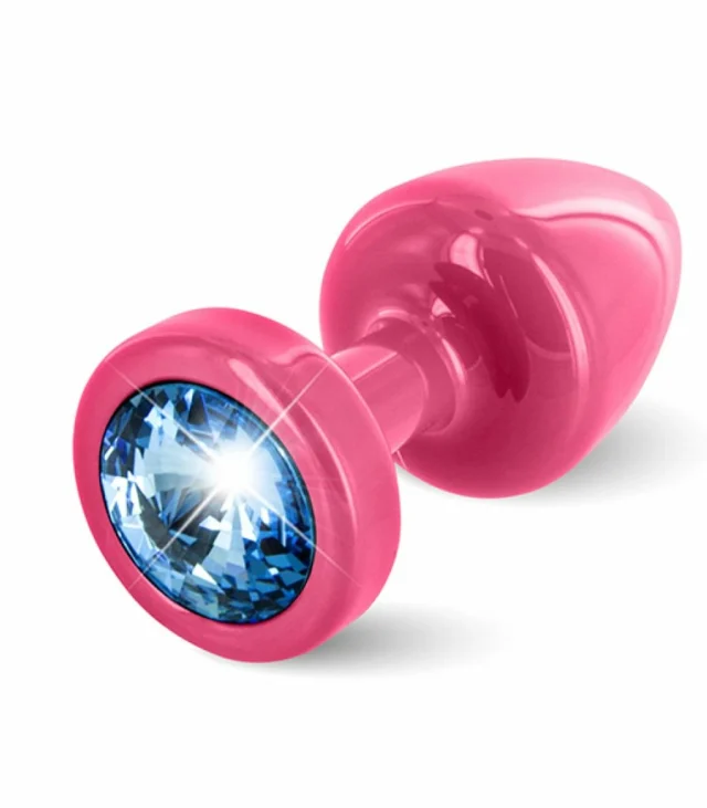 Plug analny - Diogol Anni Round Pink & Blue 25 mm