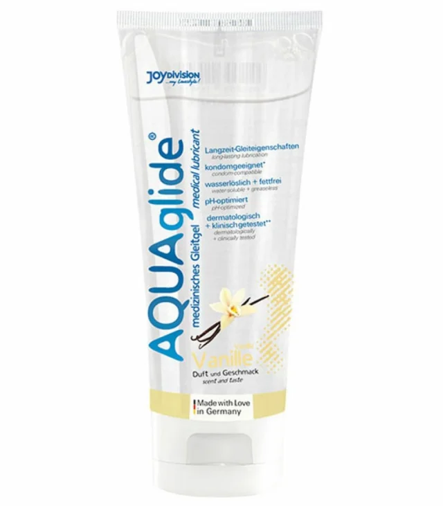 Lubrykant smakowy - Joydivision AQUAglide Lubricant Vanilla 100 ml