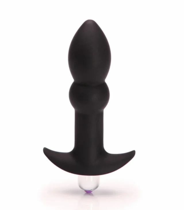 Plug analny wibrujący - Tantus Perfect Butt Plug Plus Black