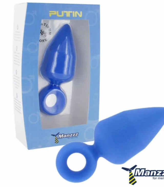 Plug analny - ManzzzToys Putin Blue