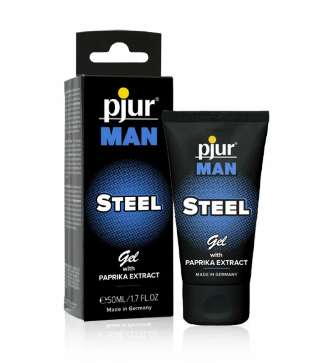 Żel intymny dla panów - Pjur Man Steel Gel 50 ml