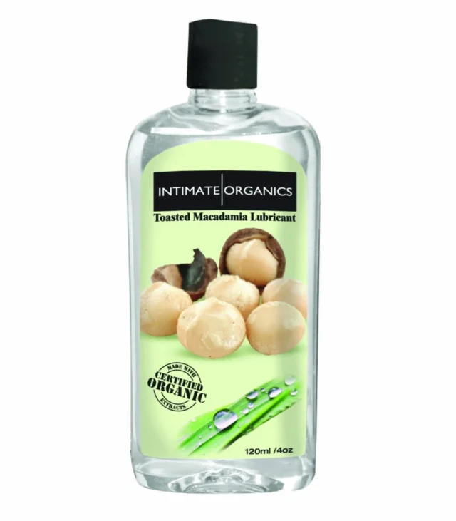 Środek nawilżający - Intimate Organics Macadamia Nut Flav Lube 120 ml Orzechy Macadamia