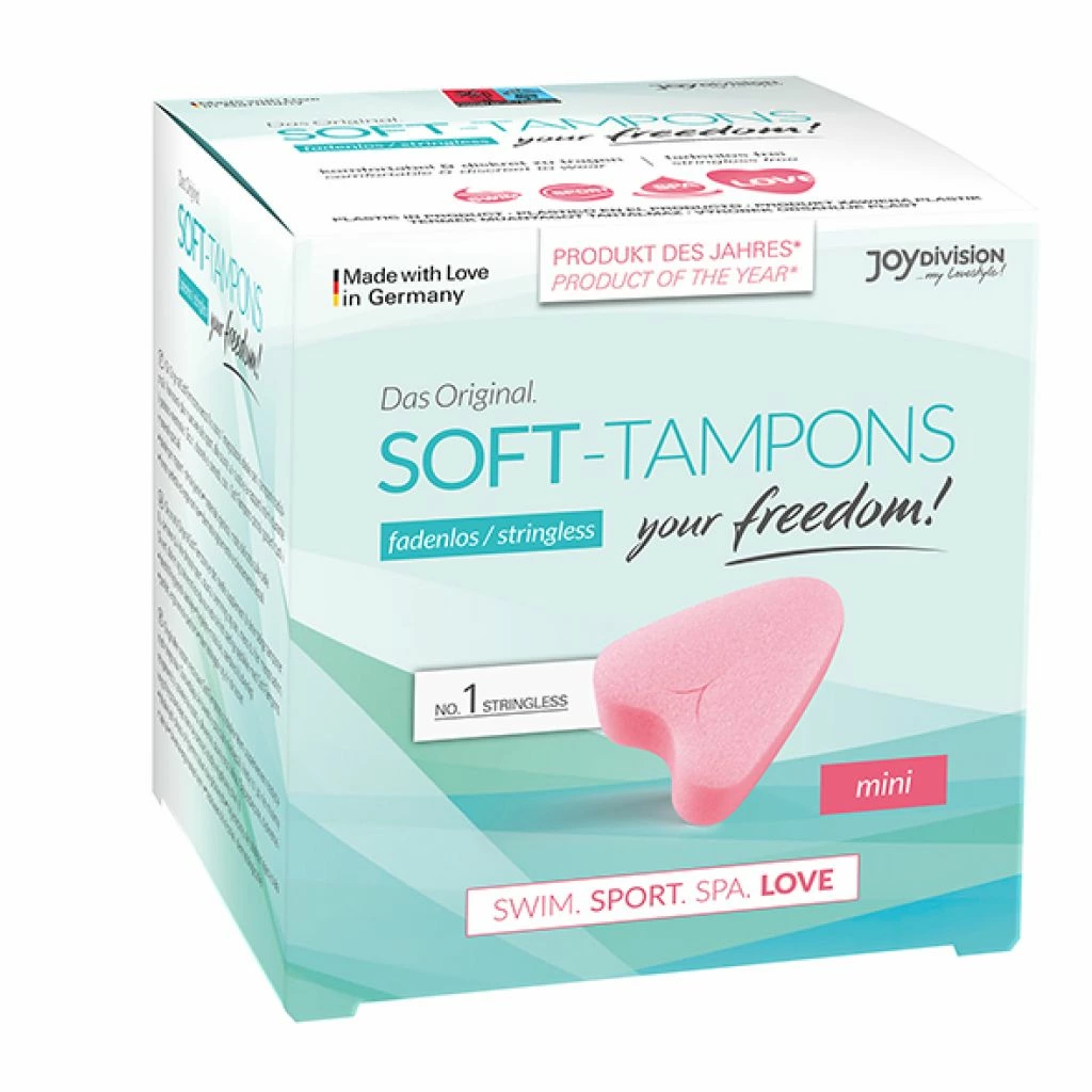 Tampony - Joydivision Soft-Tampons Stringless Mini 3 szt