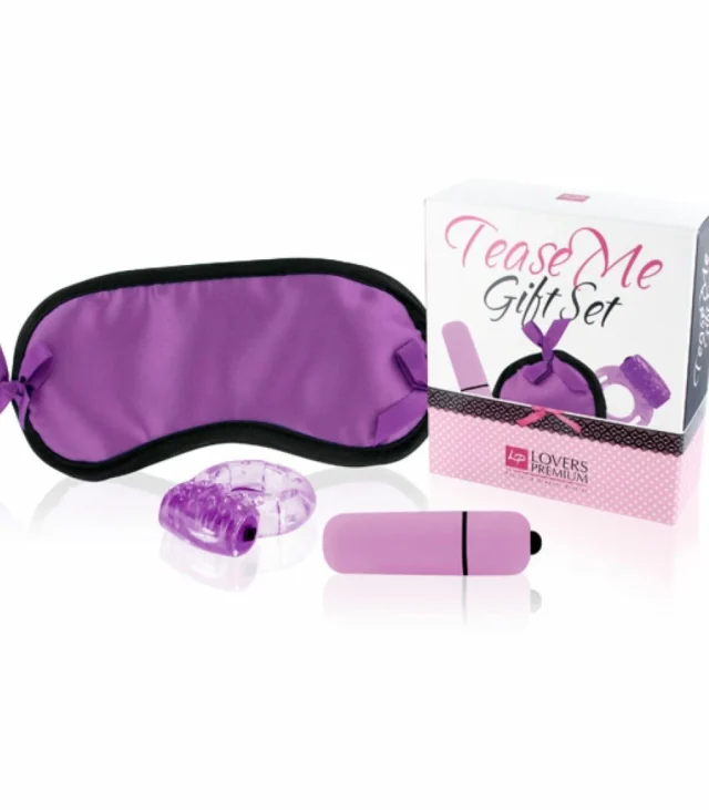 Zestaw akcesoriów - LoversPremium Tease Me Gift Set Purple