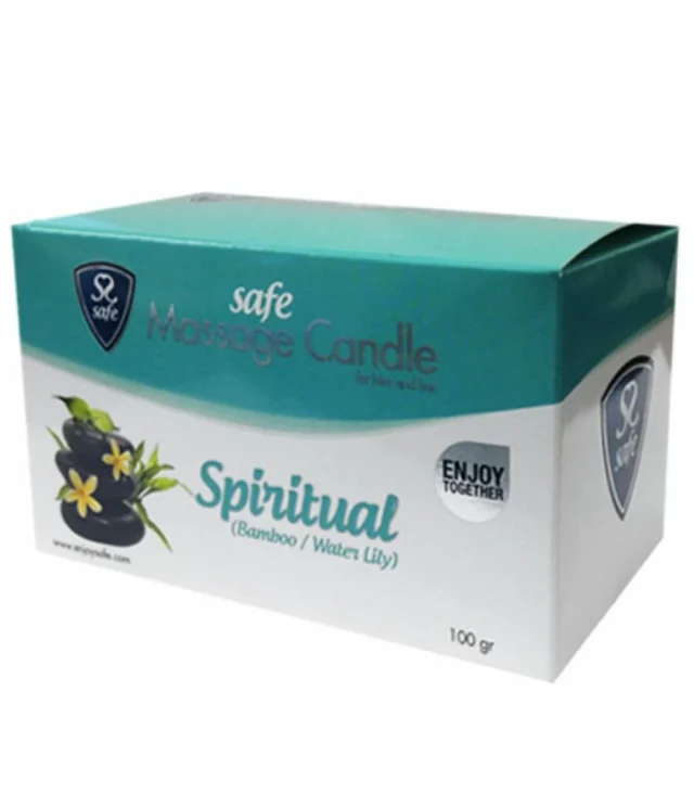 Świeca do masażu - Safe Massage Candle Spiritual Bamboo & Waterlily 100g