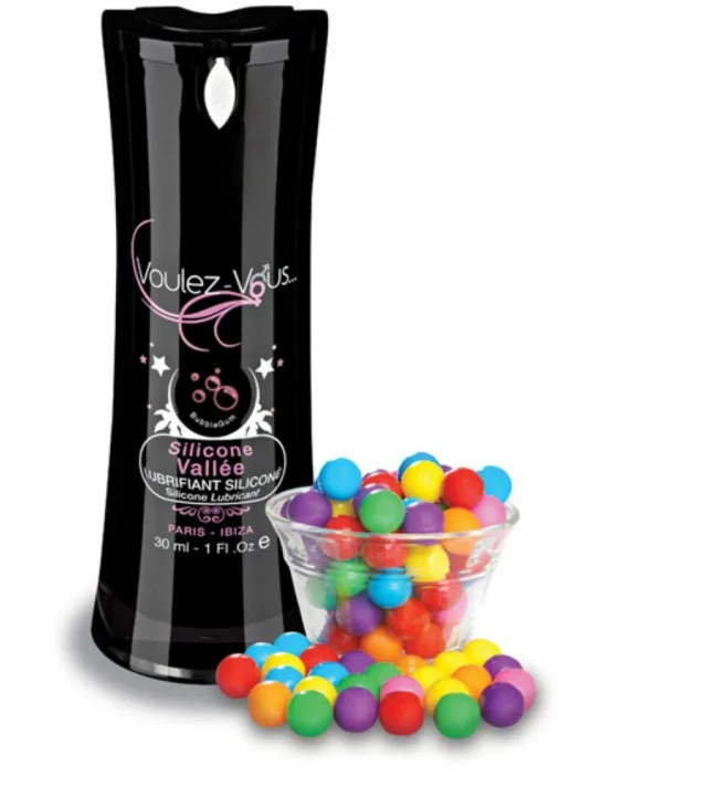 Lubrykant silikonowy - Voulez-Vous... Silicone Lubricant Bubblegum 30 ml