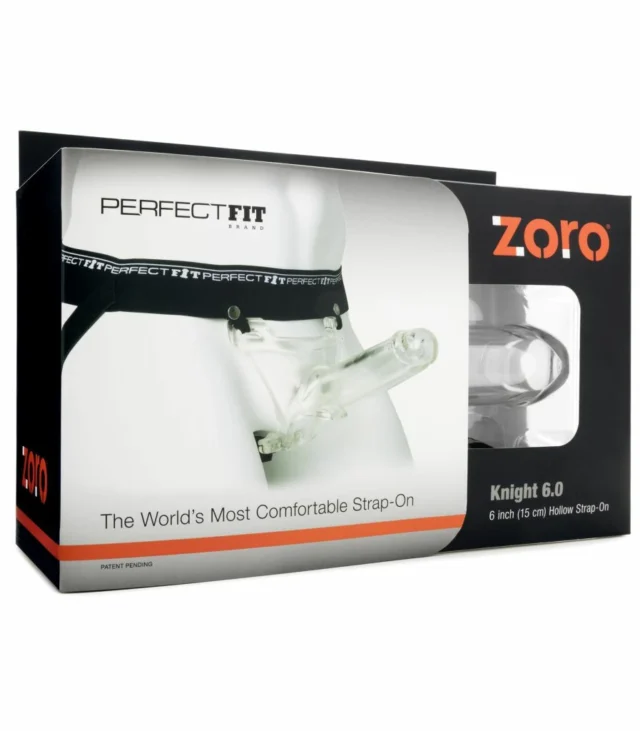 Perfect Fit - Zoro Knight Hollow Strap-On 15,2 cm Clear