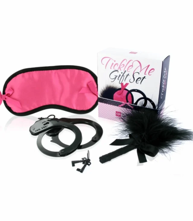 Zestaw akcesoriów - LoversPremium Tickle Me Gift Set Pink