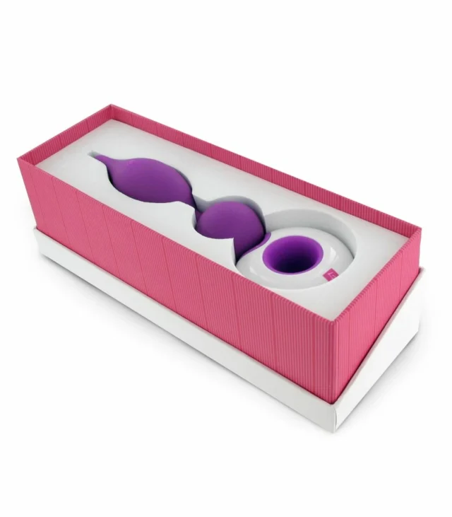 Wibrujące jajeczko - LoversPremium O-Remote Control Egg Purple Julia