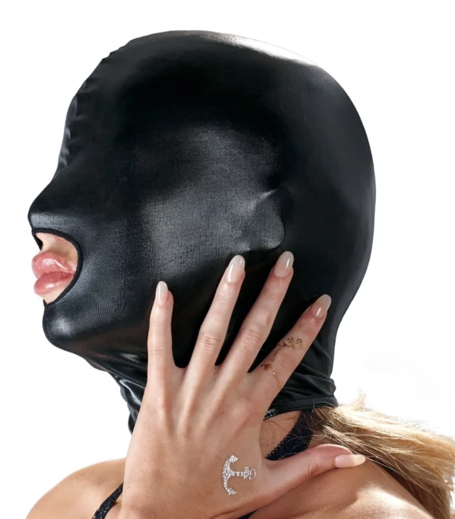 Bad Kitty - Czarna Maska Z Otworem Na Usta