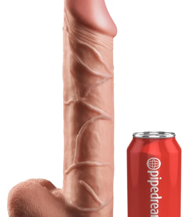 King Cock - Realistyczne Dildo Strap-On Na Szelkach 30 CM