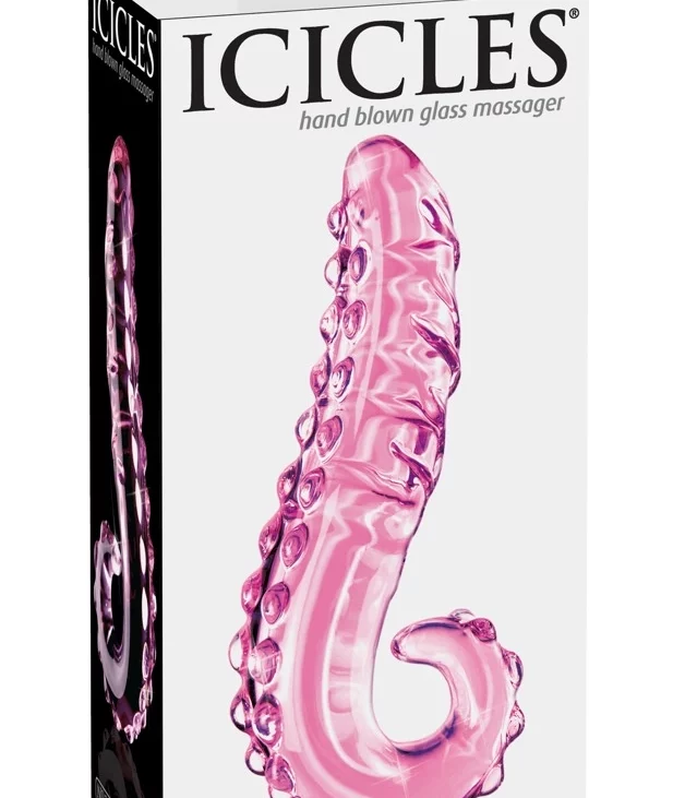 Icicles - Zakrzywione Szklane Dildo Idealne Do Masażu