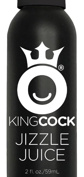 King Cock - Realistyczne Naturalne Dildo Z Wytryskiem 25 CM Jasny Kolor Skóry