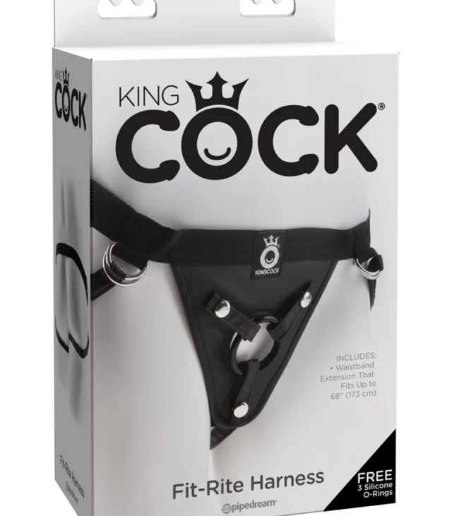 King Cock - Uprząż Strap-On Do Wibratorów I Dildo King Cock Czarna