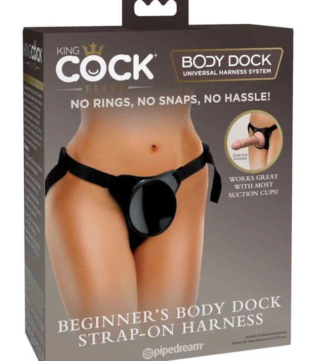 King Cock Elite - Uprząż Strap-On Do Dildo I Wibratorów King Cock Elite Czarna