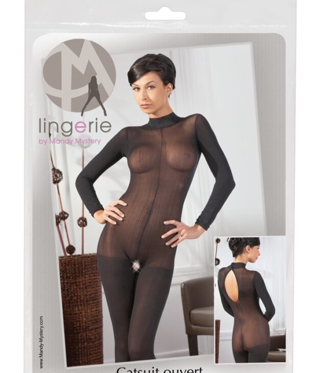 Catsuit bodystocking siateczka na całe ciało S/M