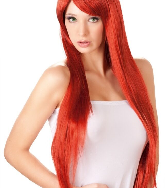 Long Straight Red Wig