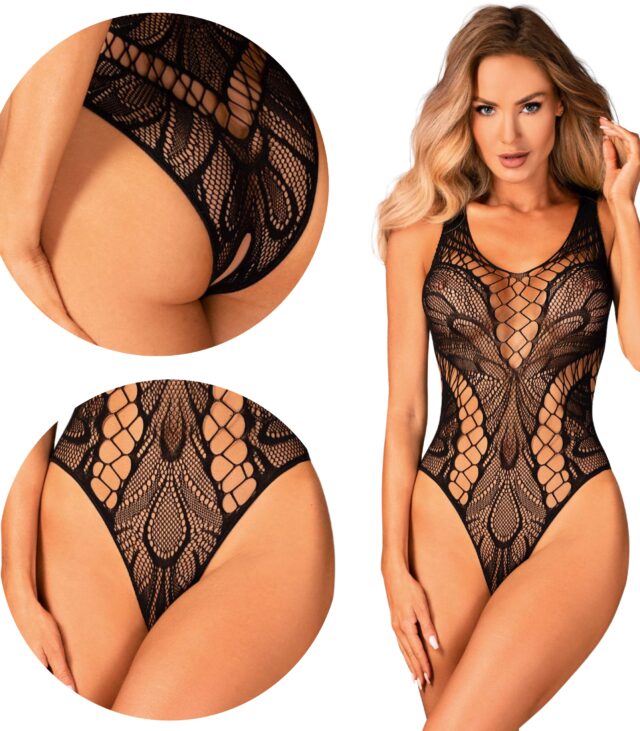 Koronkowe body damskie strój erotyczny sexy S/M/L