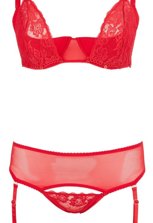 Bra Set red 90F/XL