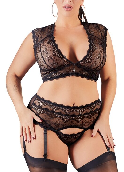 Lace Set black L