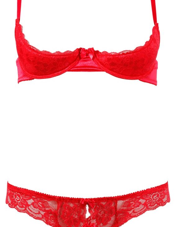 Half-cup Bra Set 80B/M