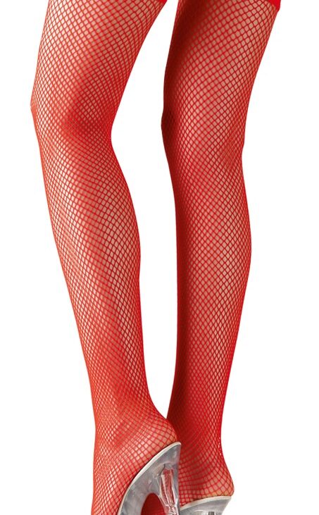 Hold-up Stockings red S