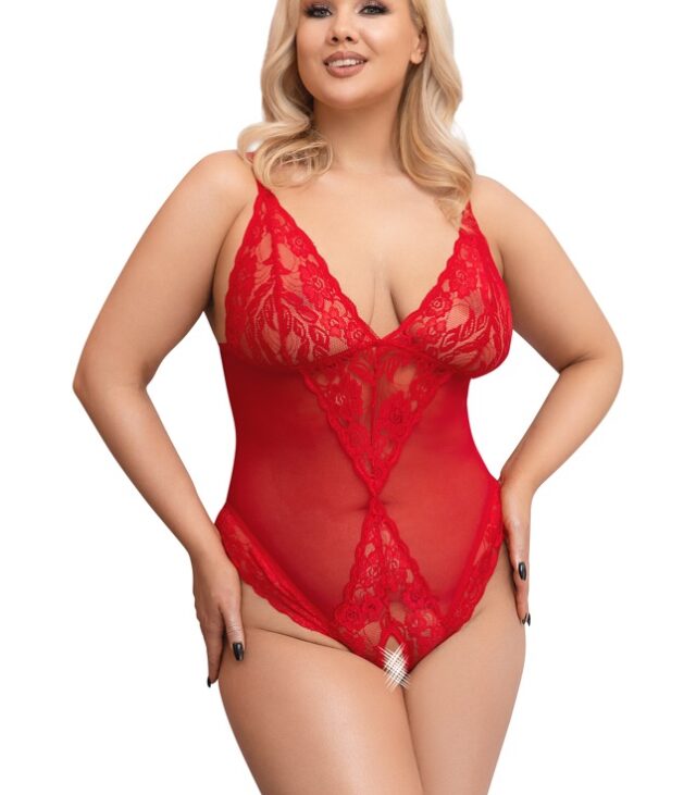 Crotchless Body red 2XL