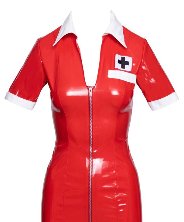 Vinyl Nurse red M