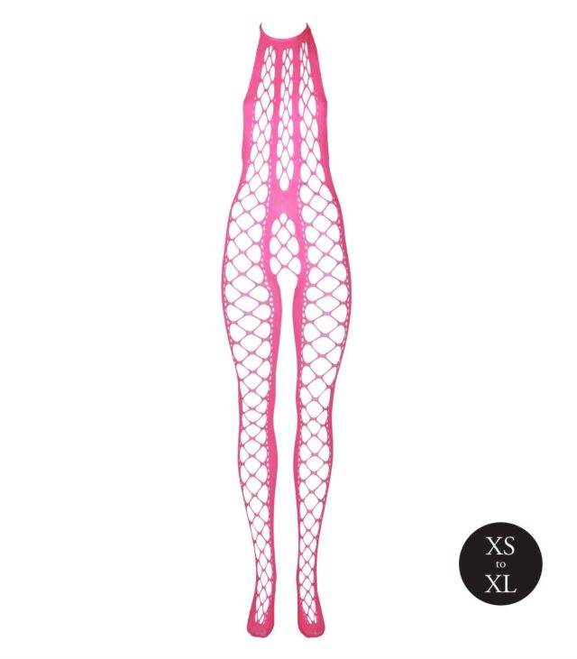 Bodystocking with Halterneck - Pink - XS/XL