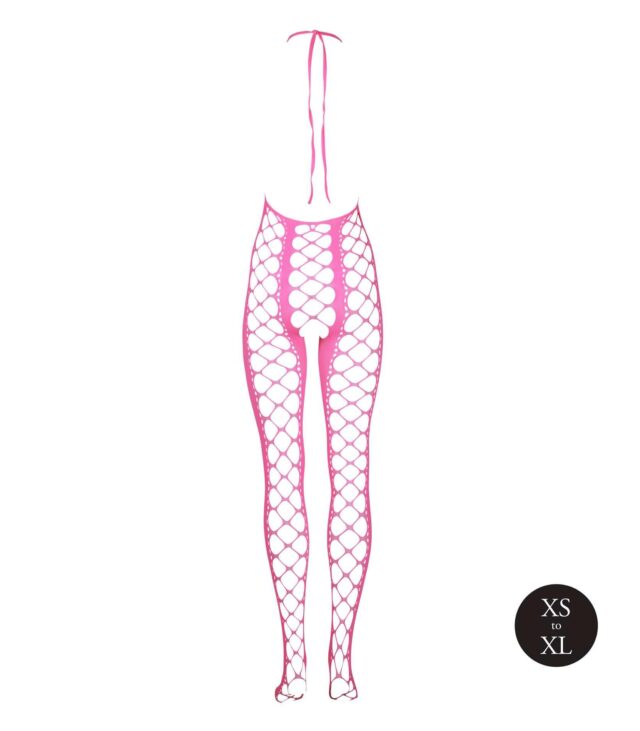 Bodystocking with Halterneck - Pink - XS/XL