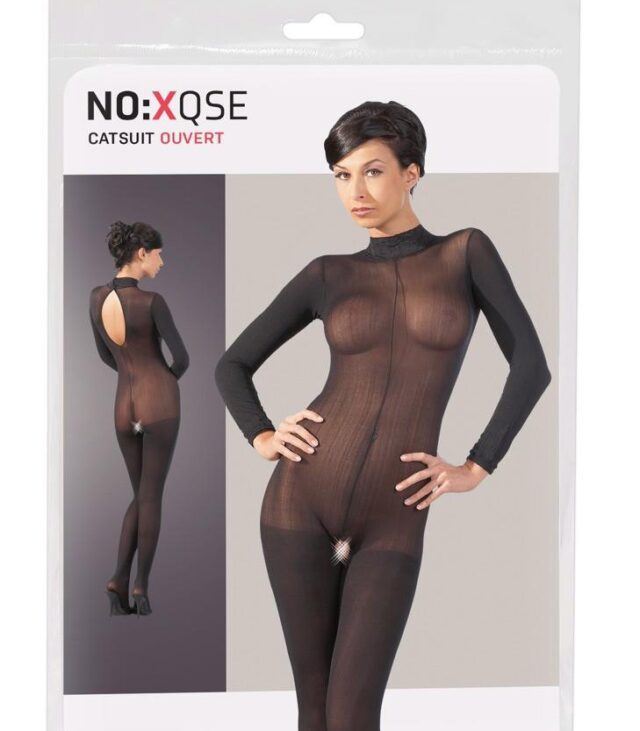 Catsuit bodystocking siateczka na całe ciało S/M