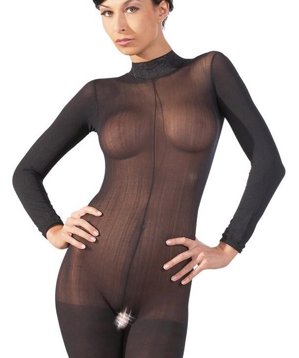 Catsuit bodystocking siateczka na całe ciało S/M