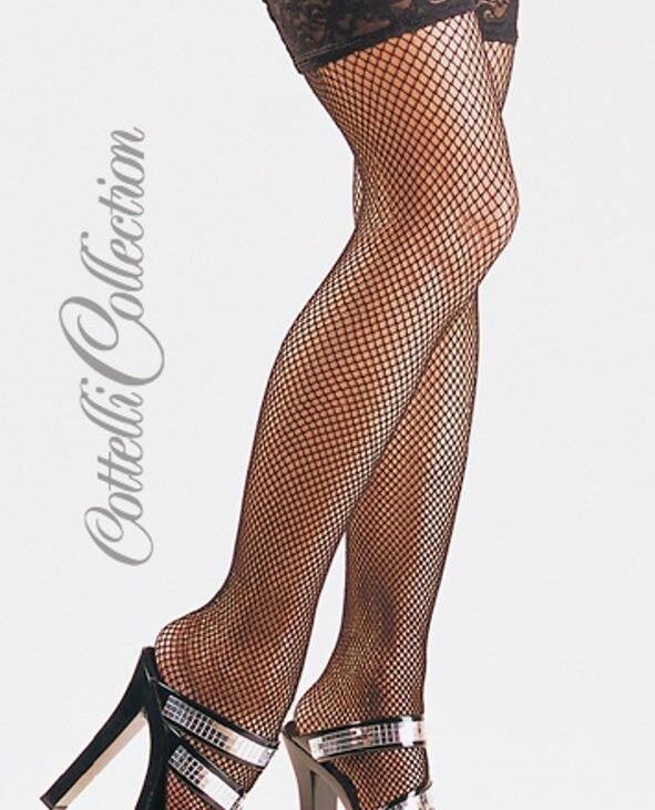 Net Hold-up Stockings black L