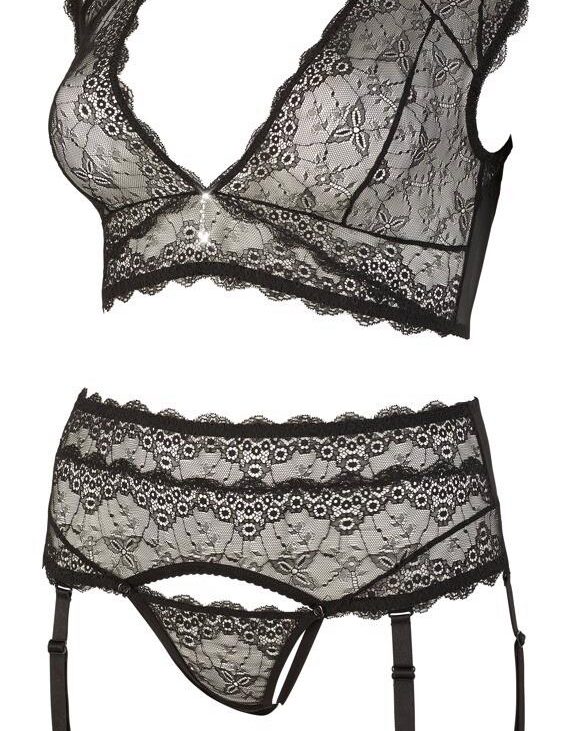 Lace Set black L