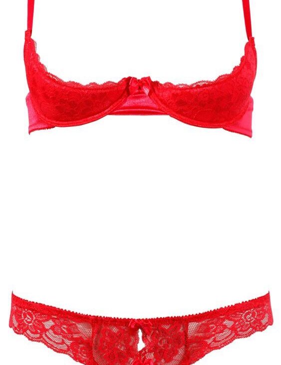 Half-cup Bra Set 75B/S