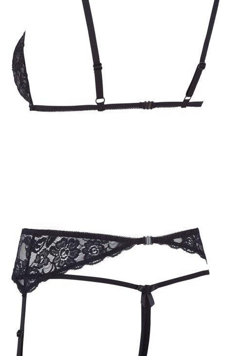 Lace Suspender Set S