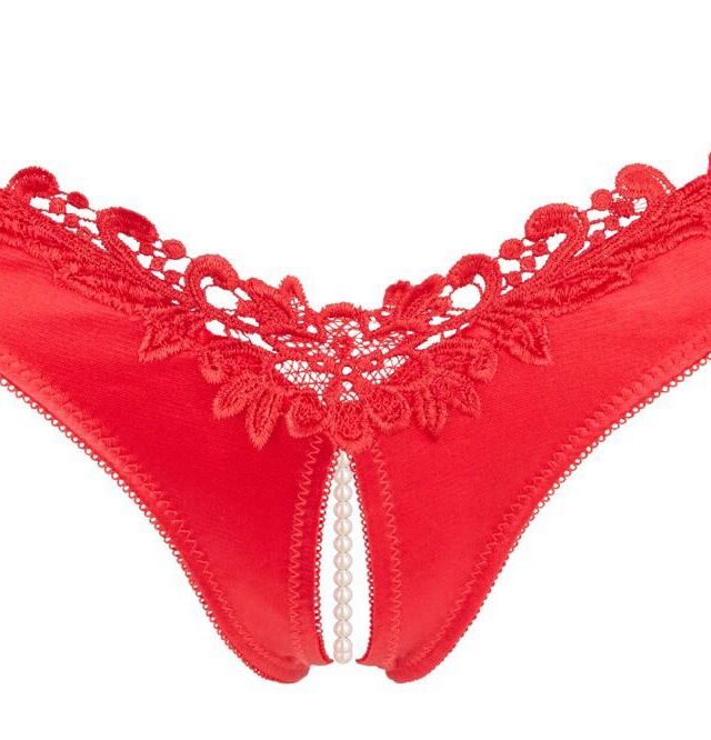 Briefs Pearls red M