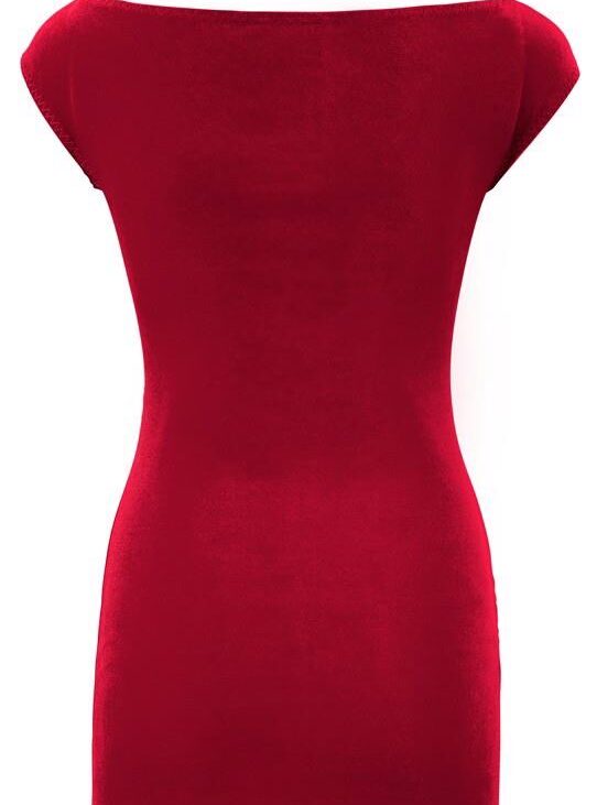 Velvet Dress red S