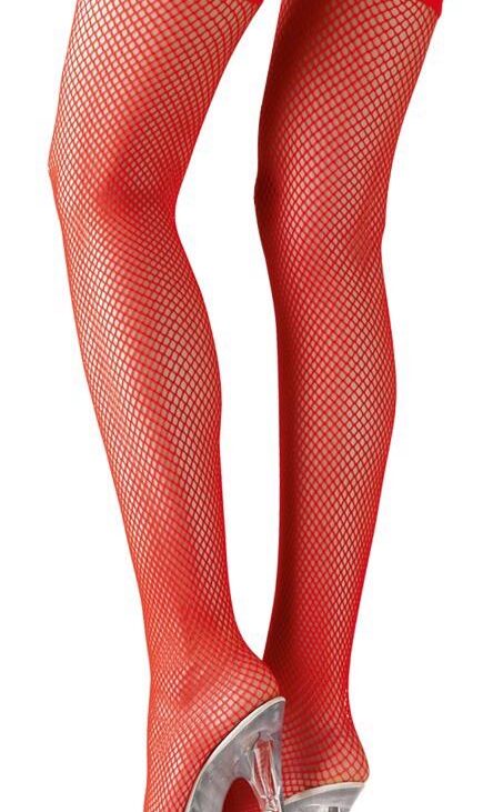 Hold-up Stockings red S