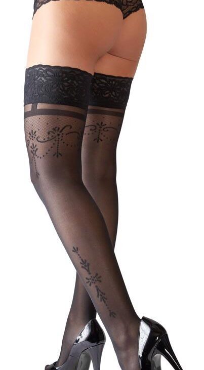 Hold-up Stockings Black 4