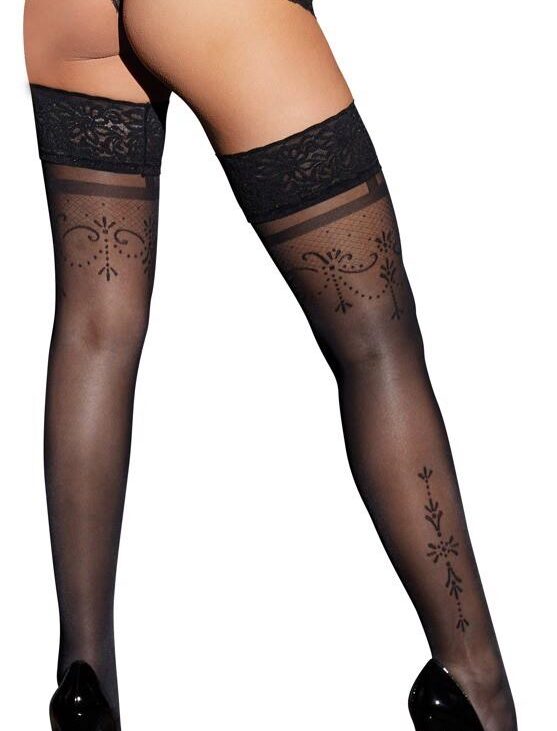 Hold-up Stockings Black 4