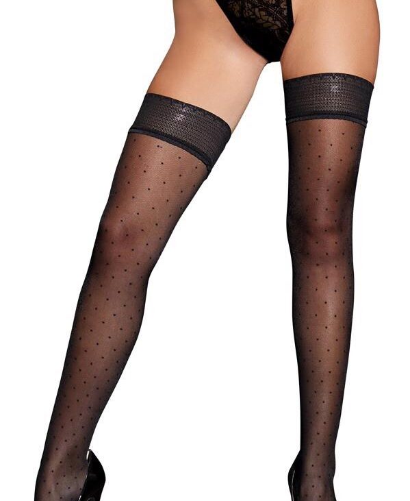 Hold-up Stockings Dots 4