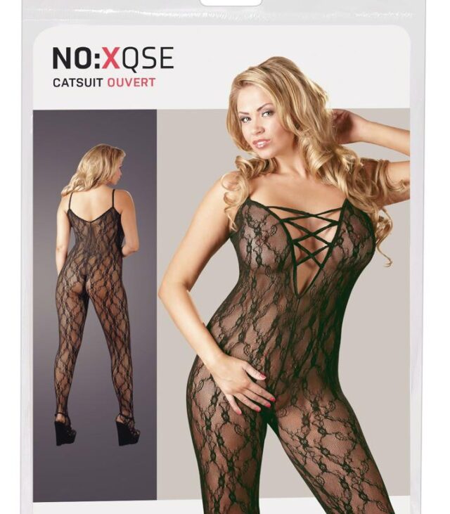 Catsuit schwarz XXL-XXXL