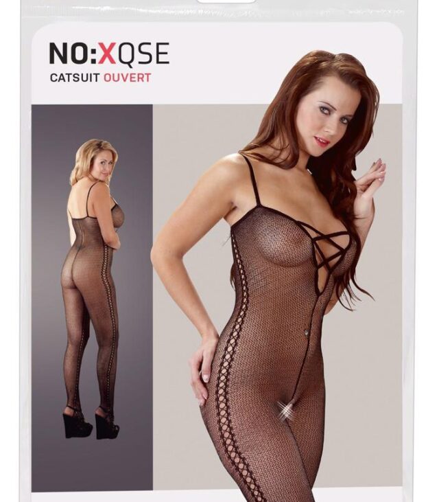 Net Catsuit black size L/XL