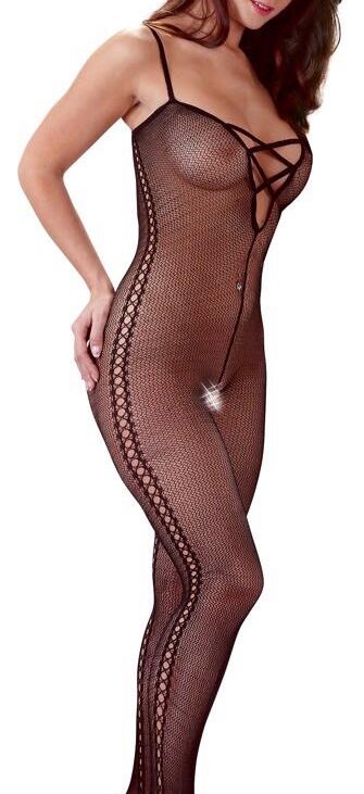 Net Catsuit black size L/XL