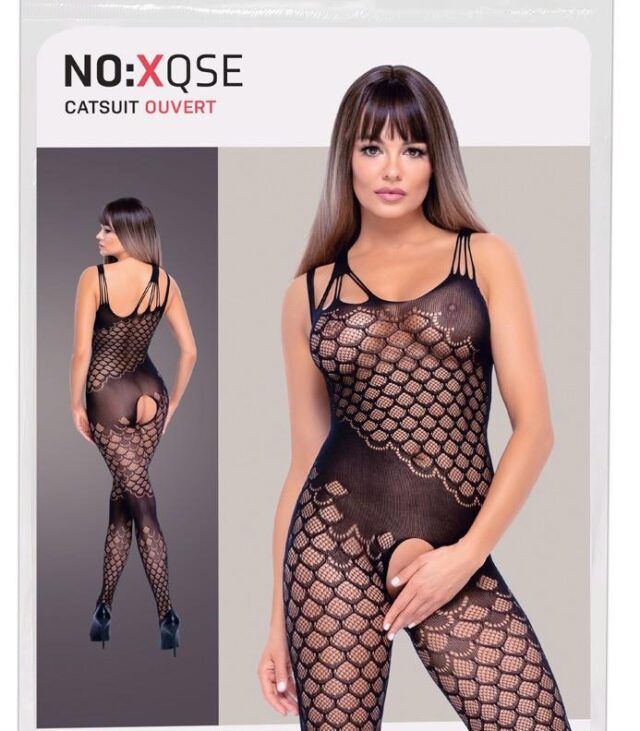 Crotchless catsuit S-L