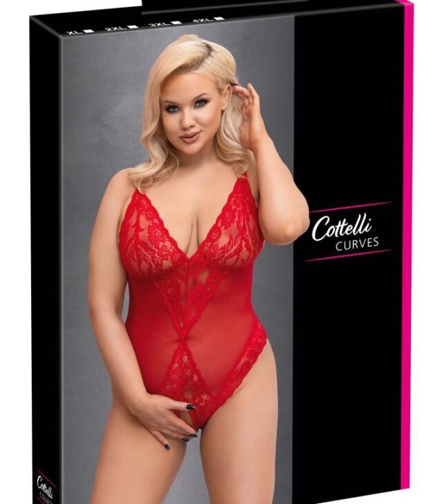 Crotchless Body red XL