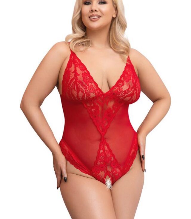 Crotchless Body red XL